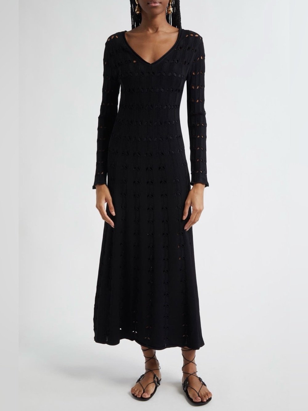 Zimmerman Rhiannon Pointelle
Maxi Sweater Dress (Petite, Regular) 0